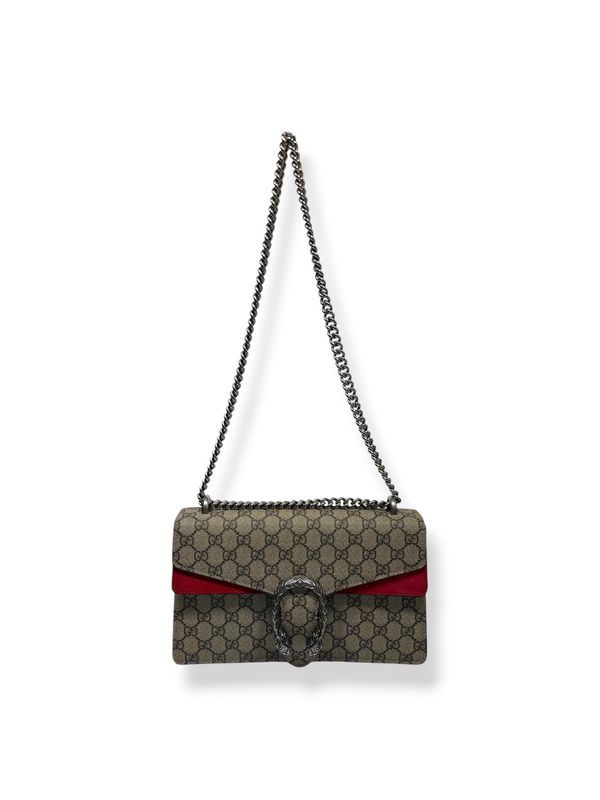 Gucci GG Supreme Monogram Dionysus Medium Red