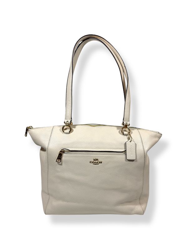 Coach Prarie Satchel Chalk White
