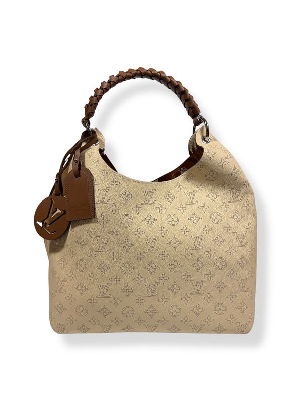 Louis Vuitton Carmel Mahina Hobo Creme