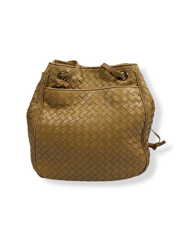 Bottega Veneta Vintage Intrecciato Tan