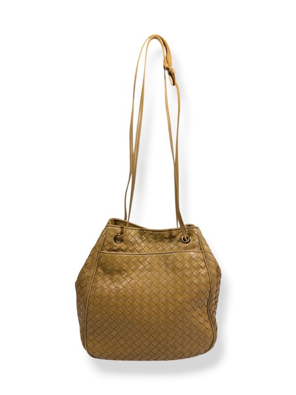 Bottega Veneta Vintage Intrecciato Tan