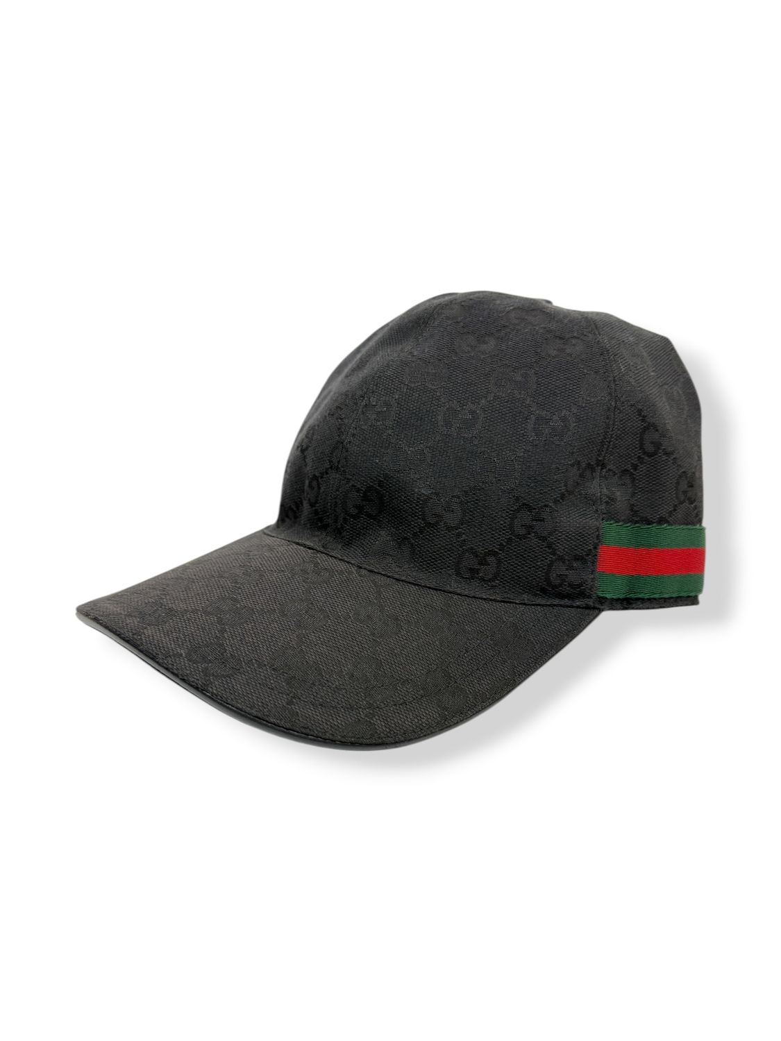 Gucci Black GG Logo Baseball Cap Gucci Black GG Logo Baseball Cap