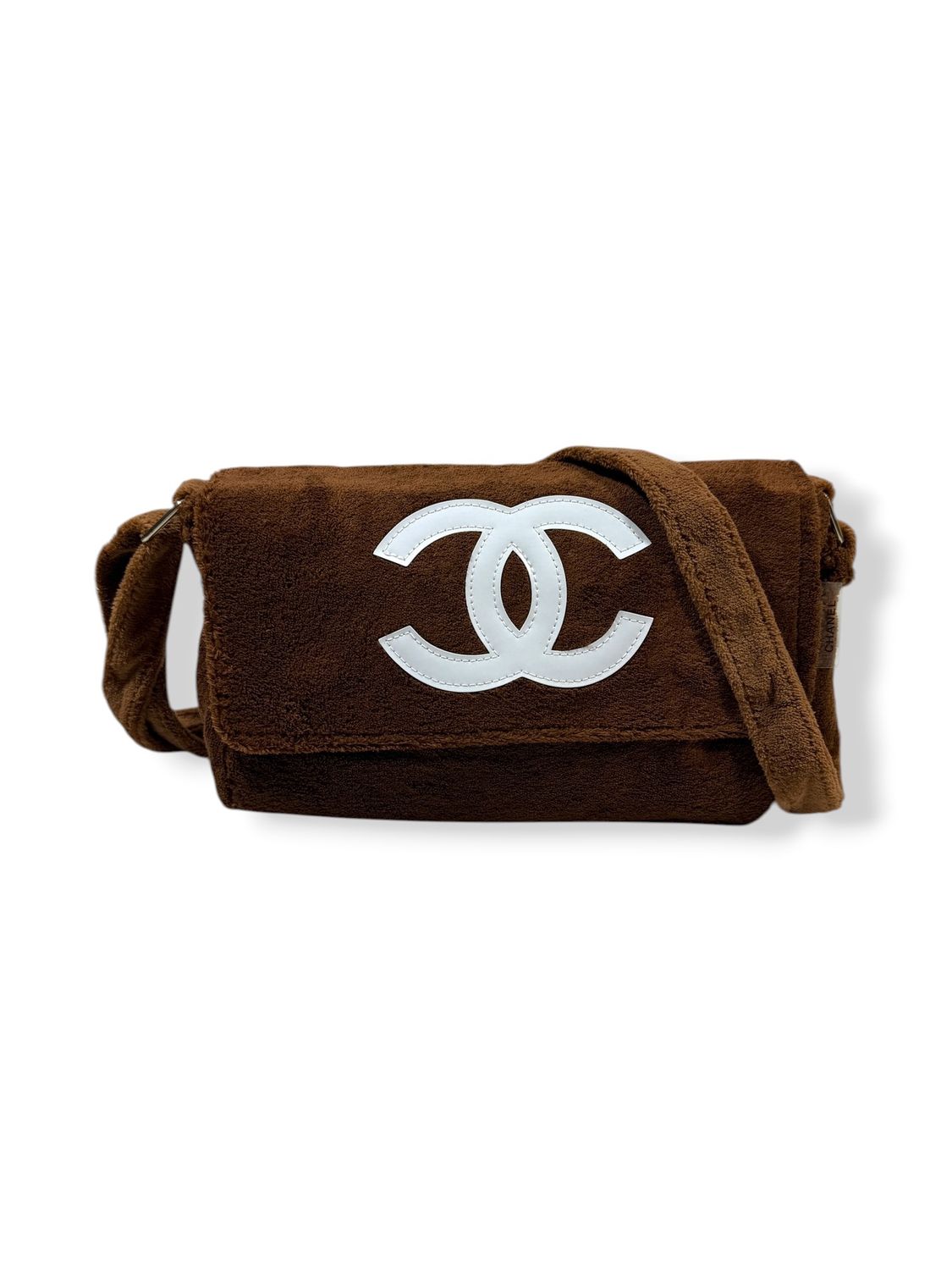 Chanel Precision Fuzzy Novelty VIP Brown Crossbody