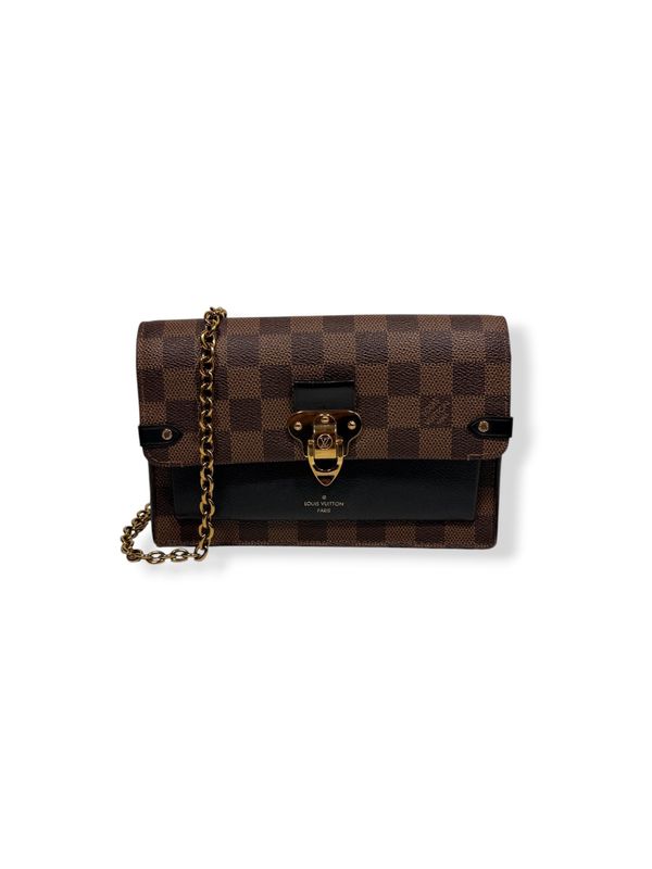 Louis Vuitton Vavin Chain Wallet NM Damier Ebene