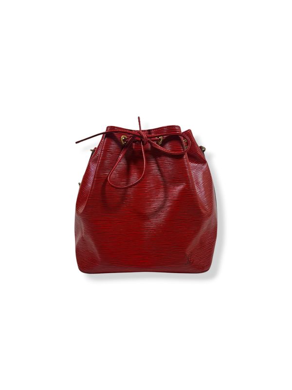 Louis Vuitton Epi Petit Noe Castillan Red