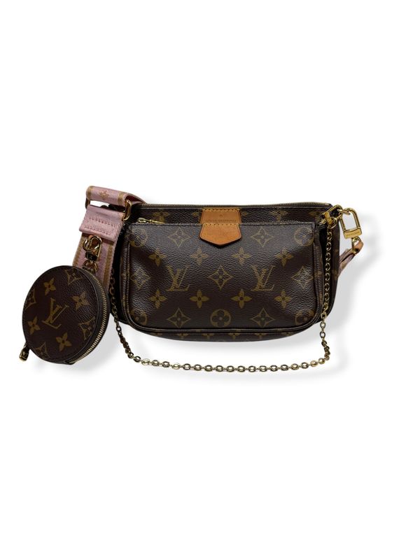 Louis Vuitton Monogram Multi Pochette Rose Clair