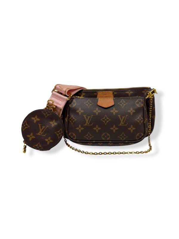 Louis Vuitton Monogram Multi Pochette Rose Clair