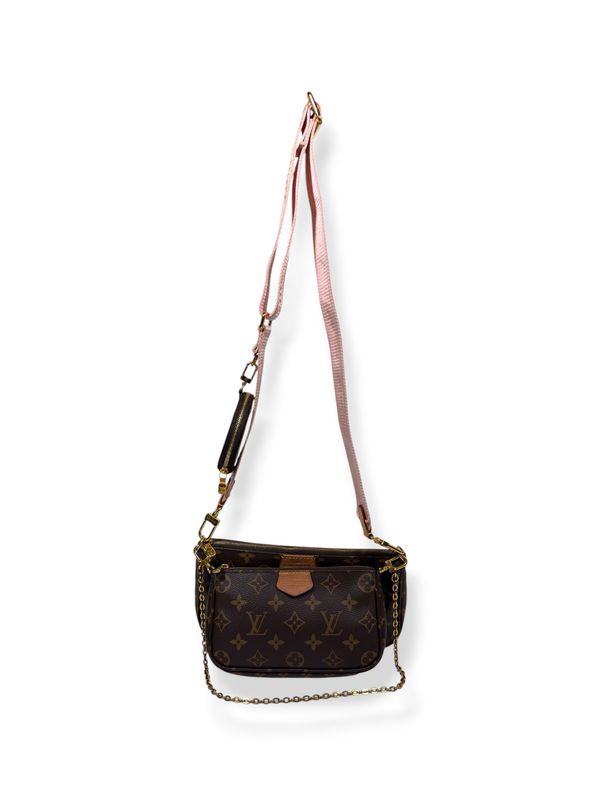 Louis Vuitton Monogram Multi Pochette Rose Clair