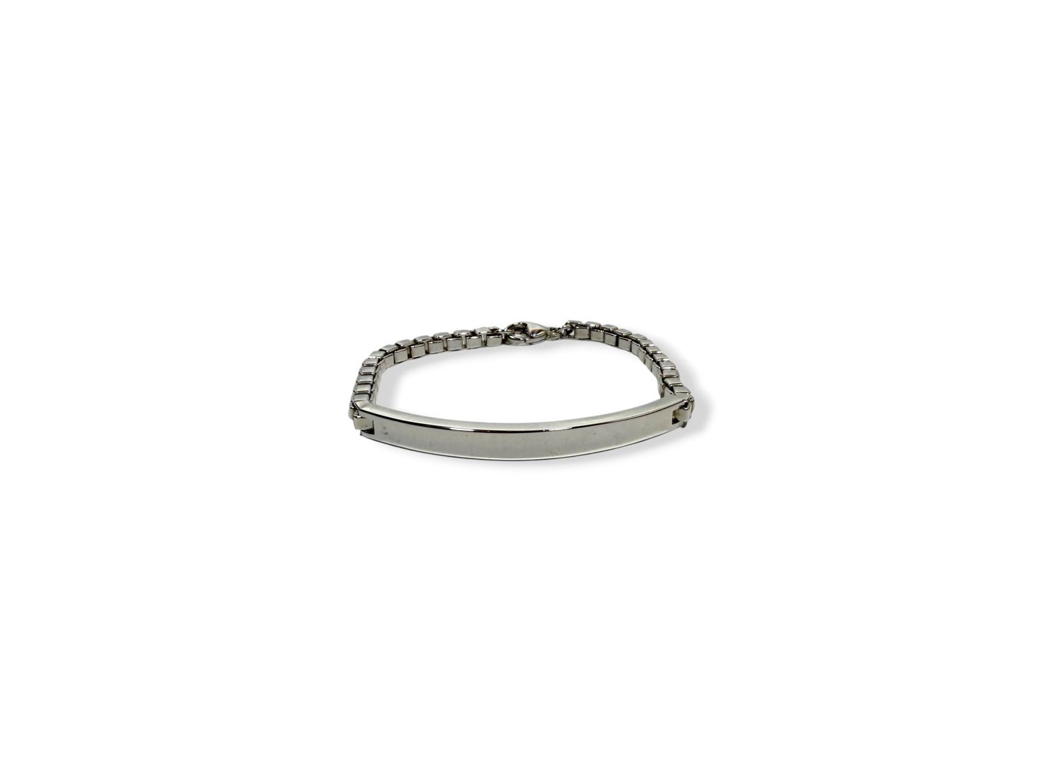 Tiffany &amp; Co. SS Venetian Link I.D. Bracelet 7"