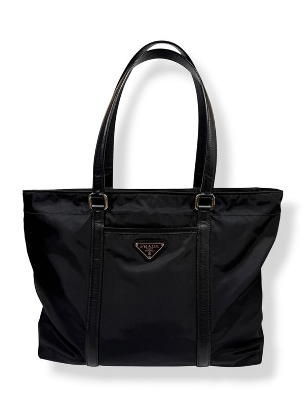 Prada Vintage Tessuto Triangle Nylon Tote