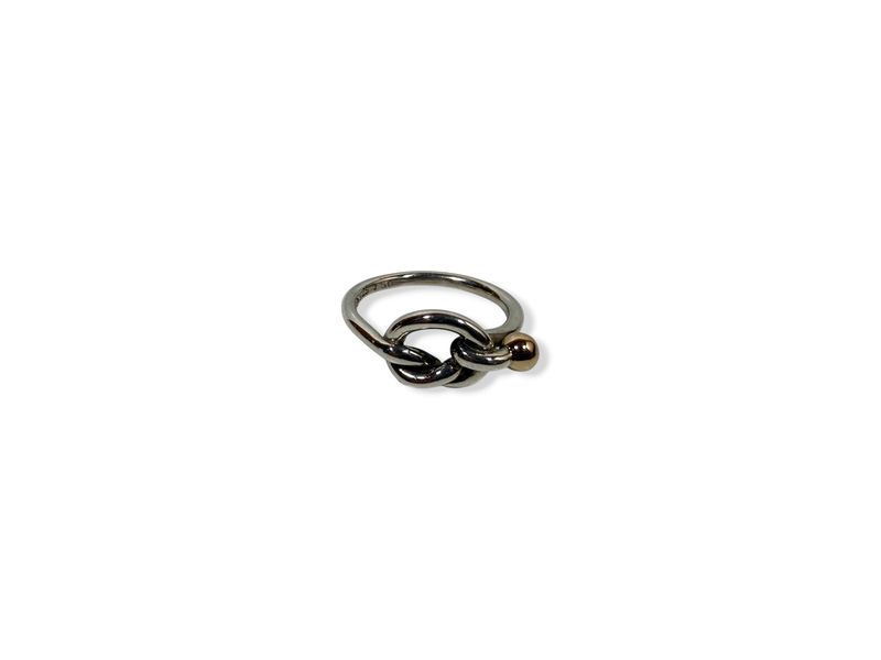 Tiffany &amp; Co. Love Knot Ring SS/18k YG