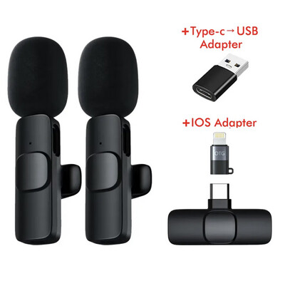 2 Wireless Mini Microphones