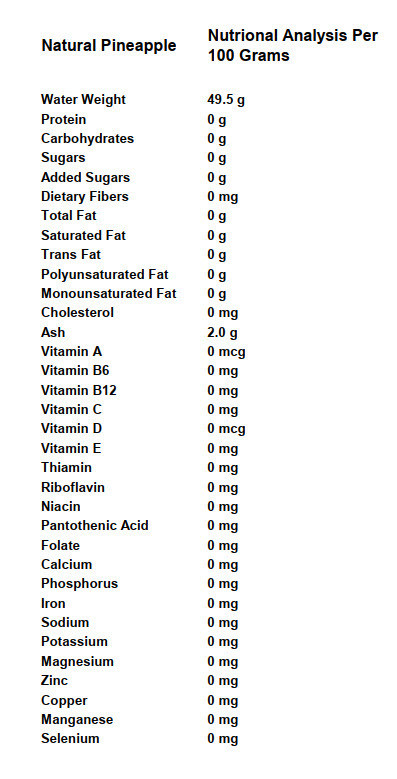 Flavor Essence Pineapple 2oz -Unsweetened Natural Background Flavoring