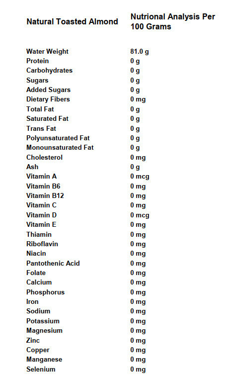 Flavor Essence Toasted Almonds 2oz -Unsweetened Natural Background Flavoring