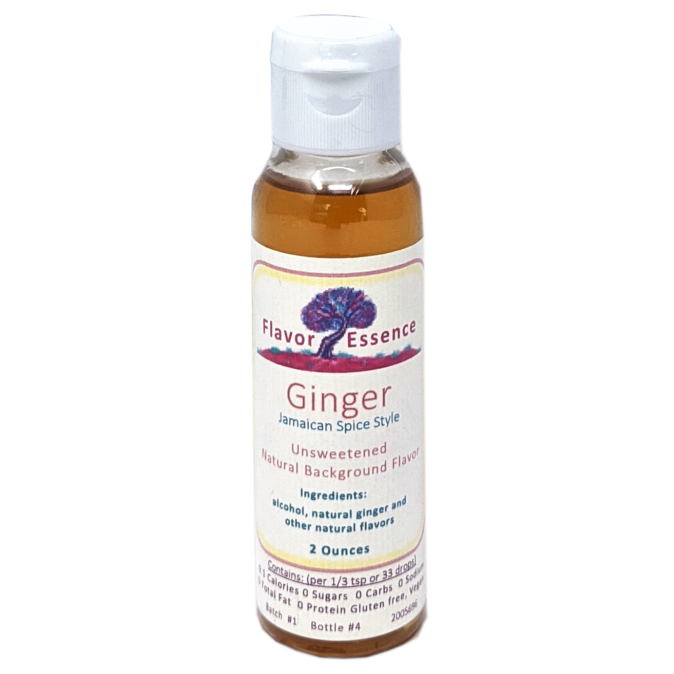 Flavor Essence Ginger 2oz - Natural Unsweetened Background Flavoring