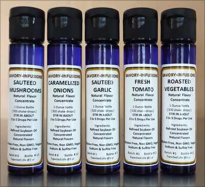 Savory Infusions- Group1 Variety Pack Savory Infusions- Group1 Variety Pack