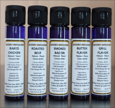 Savory Infusions- Group2 Variety Pack Savory Infusions- Group2 Variety Pack