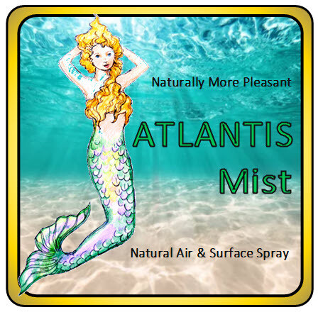 Atlantis Mist - Natural Air & Surface Spray. Custom 5 Pack, 1-oz fine mist sprays. By Flavor Essence