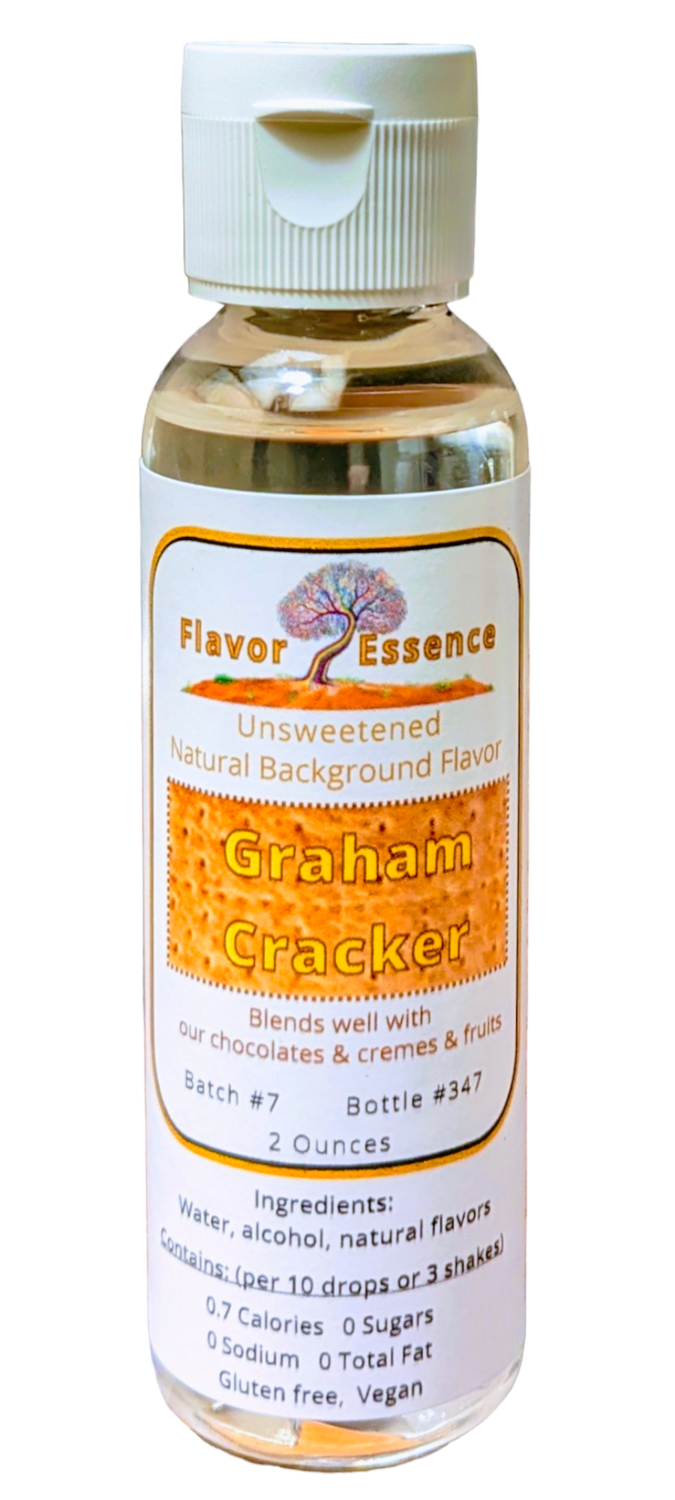 Flavor Essence Graham Cracker 2oz - Natural Unsweetened Background Flavoring