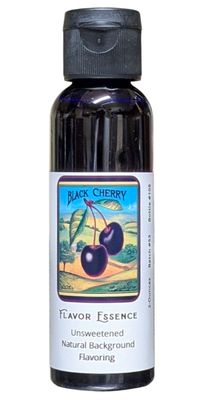 Flavor Essence Black Cherry 2oz -Unsweetened Natural Background Flavoring