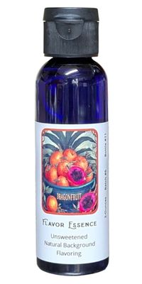 Flavor Essence Dragonfruit 2oz -Unsweetened Natural Background Flavoring