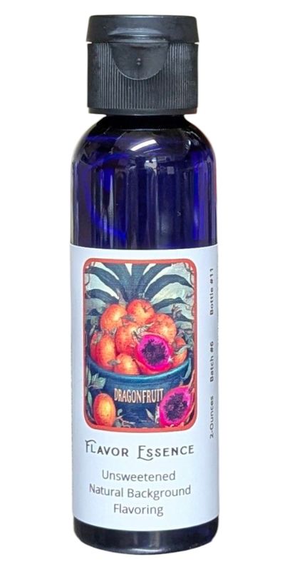 Flavor Essence Dragonfruit 2oz -Unsweetened Natural Background Flavoring