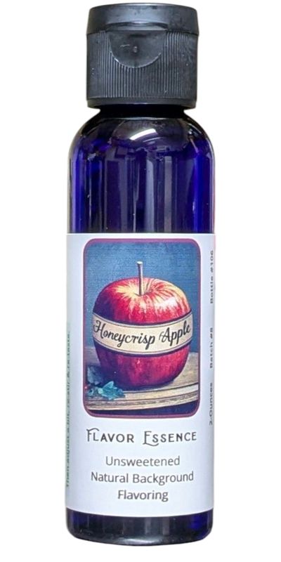 Flavor Essence Honeycrisp Apple 2oz -Unsweetened Natural Background Flavoring