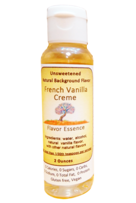 Flavor Essence FRENCH VANILLA CREME -Unsweetened Natural Flavoring