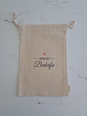 Geskenk sakkies - Bruid Bederfie  (29 x 19 cm) SMALL