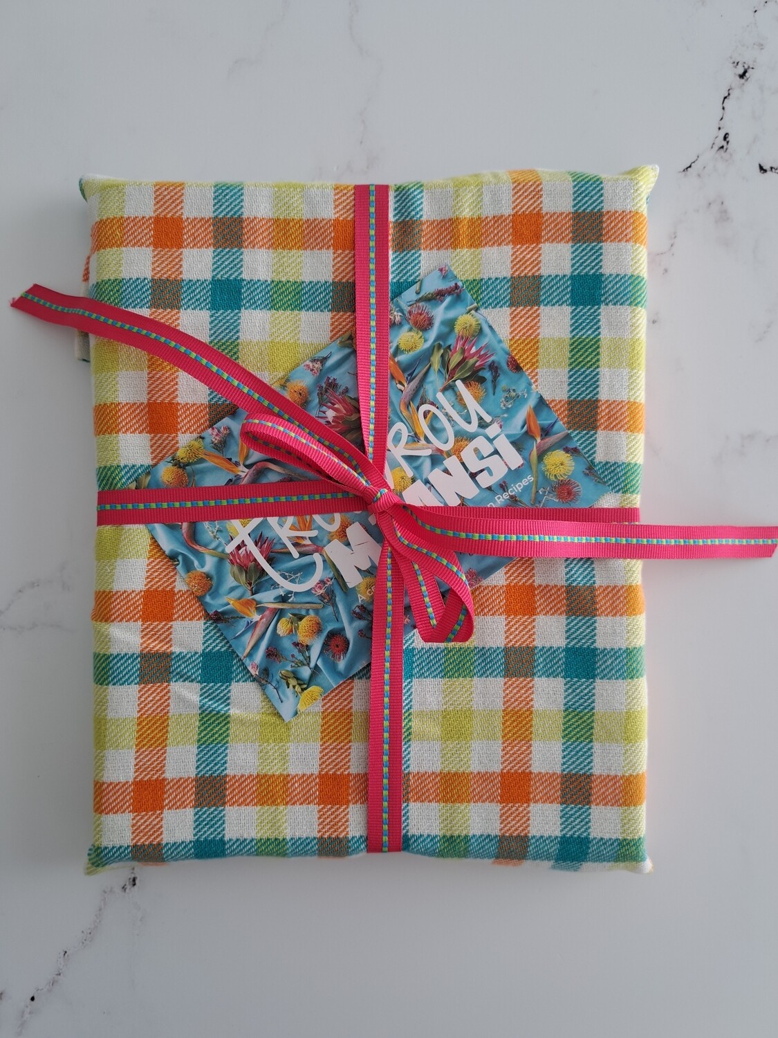 Mzansi material gift wrapping