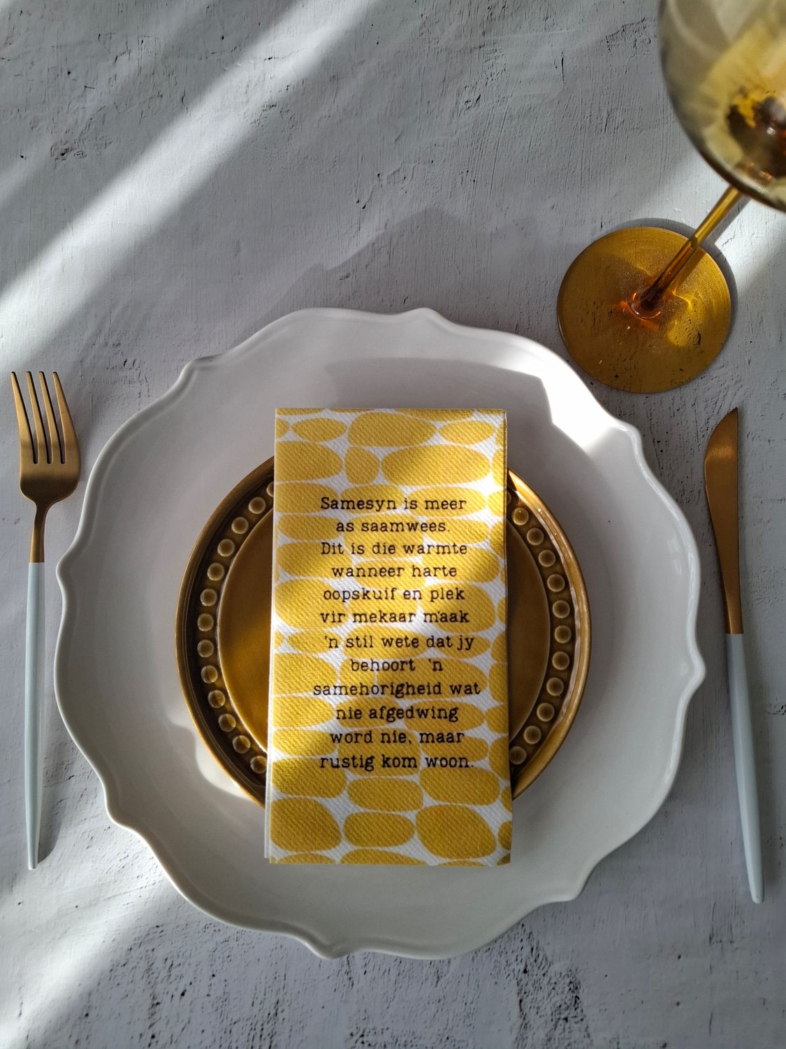 Samesyn is meer as saamwees