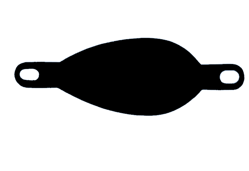 Backing Sheet for Large Pear Anode (Rubber) AS0025
