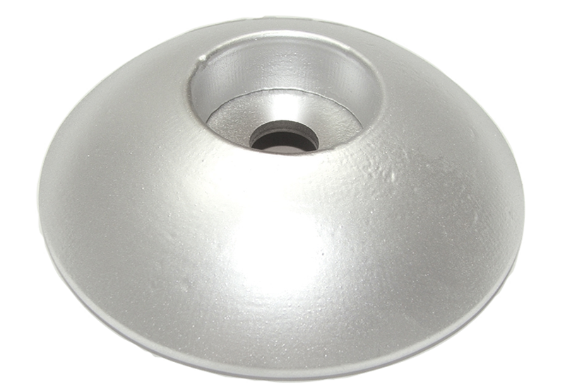 Uk Anodes 100mm dia x 30mm high 0.38 Kg Aluminium Disc Anode (ASA2637)