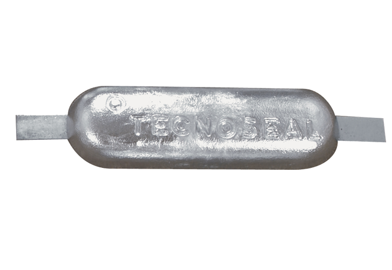 Tecnoseal Magnesium Weld-on Bar Anode (ASM3223) - 1.5Kg 300mm x 80mm x 40mm 400mm o/a