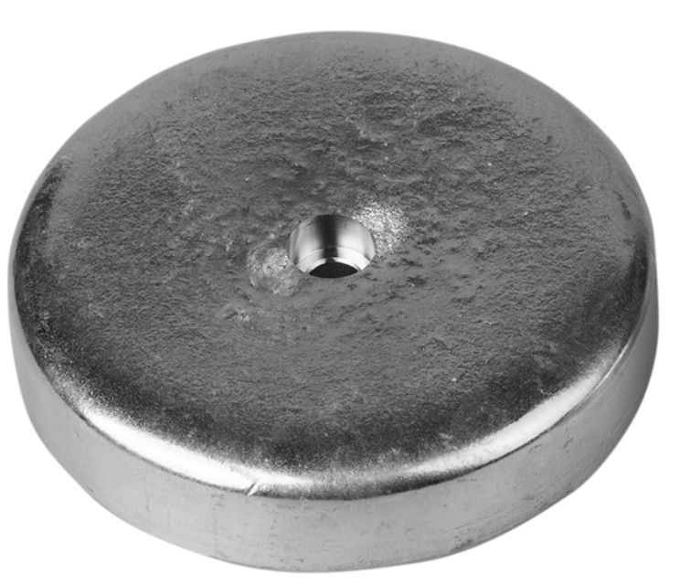 Tecnoseal Zinc Unthreaded Platform Lift Anode 2/2 (ASZ1199)
