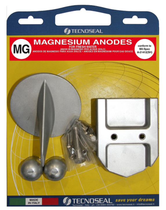 Mercury Mercruiser Sterndrive Magnesium Anode Kit (ASM3401) -  Alpha One Gen 1