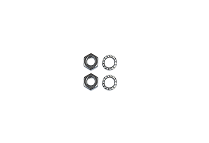 M10 Nut & Washer Set (2 St-St Nuts & 2 Star Washers) (AS0042)