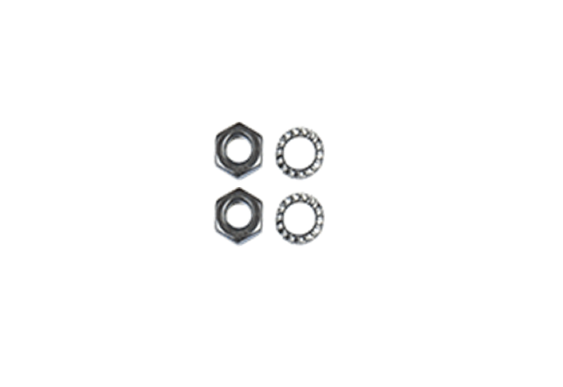 M16 Nut & Washer Set (2 St-St Nuts & 2 Star Washers) (AS0044)