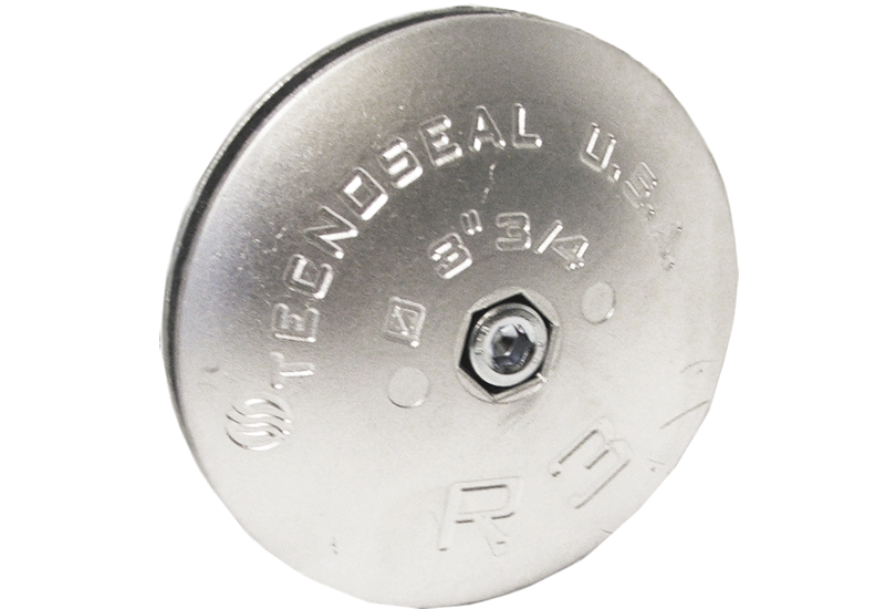 Tecnoseal 47mm dia x (2 x 7mm thick) Aluminium R1 Twin disc anode (ASA2602)