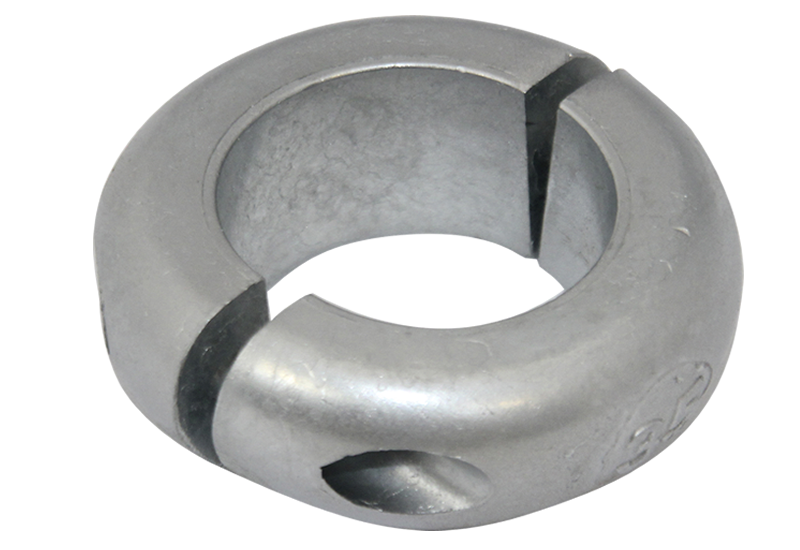 Tecnoseal 1-1/8" (28.6mm) Zinc Split Collar Shaft Anode (ASZ1324)