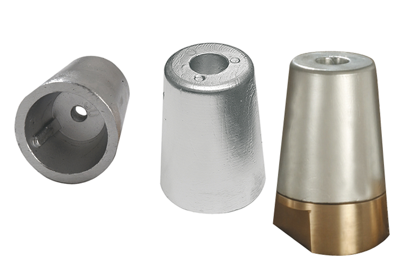Tecnoseal 60mm KEY & CONE Drive Conical Propeller Zinc Anode (ASZ1516)