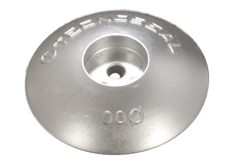 Tecnoseal 125mm dia  x 21mm high, Zinc Low profile disc anode (ASZ1630)
