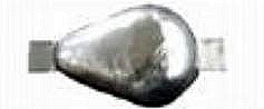 UK Anodes Zinc Pear Shaped Weld-on Anode (ASZ1242) - 1.0 Kg