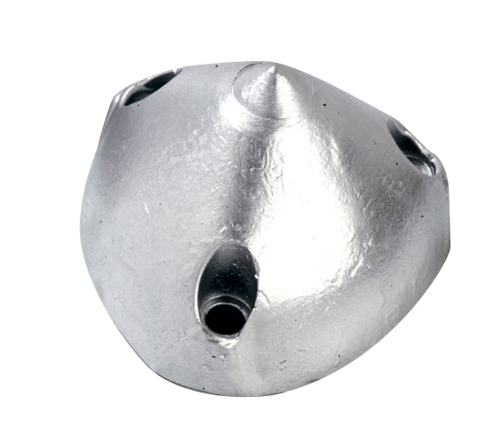 Tecnoseal 52mm (bore) replacement MaxProp 3 hole Triangular Propeller Anode (ASZ1567)