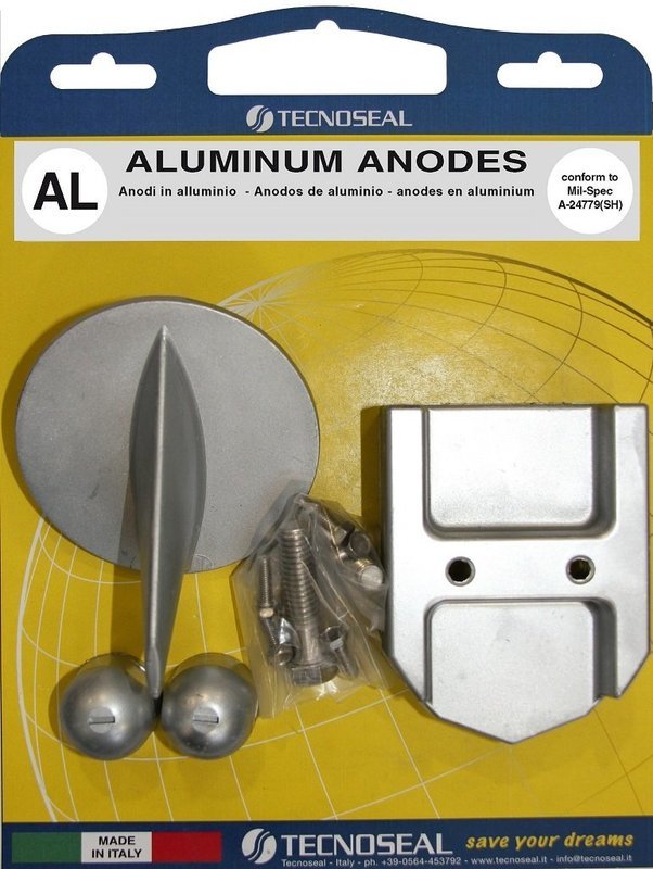 Mercury Mercruiser Sterndrive ALUMINIUM Anode Kit (ASA2401) -  Alpha One Gen 1