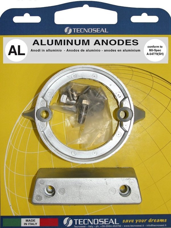 Volvo Penta DP290 DUOPROP Sterndrive Aluminium Anode Kit (ASA2414)