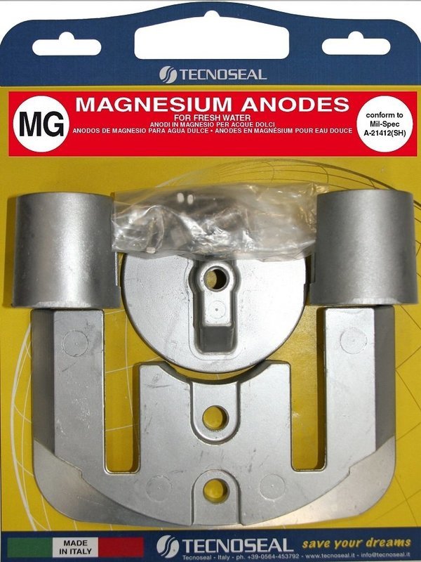 Mercury Mercruiser MAGNESIUM Anode Kit (ASM3404)- Bravo Two - Three ( II-III )