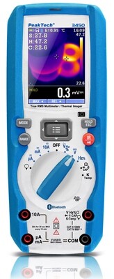 Multímetro Gráfico TrueRMS ~ Cámara Térmica (80x80px) ~ 6.000 Counts ~ 1000V AC/DC con Data Logger ~ Bluetooth 4.0 Multímetro Gráfico TrueRMS ~ Cámara Térmica (80x80px) ~ 6.000 Counts ~ 1000V AC/DC con Data Logger ~ Bluetooth 4.0