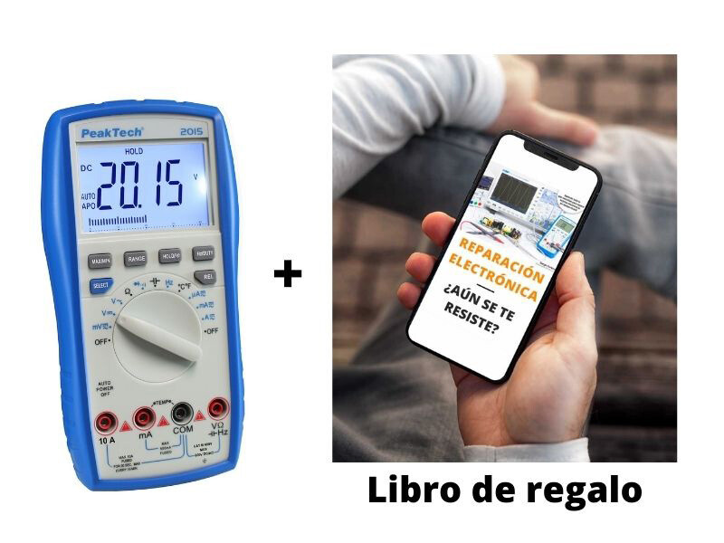 Oferta multímetro P2015 + Libro Ebook