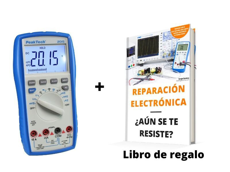 Oferta multímetro P2015 + libro físico